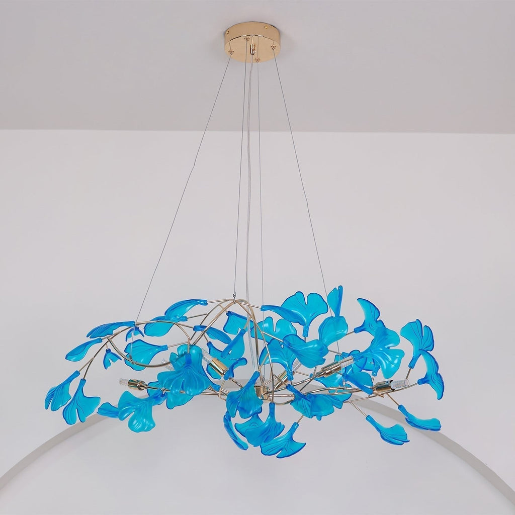 Ava Ginkgo Leaf Chandelier
