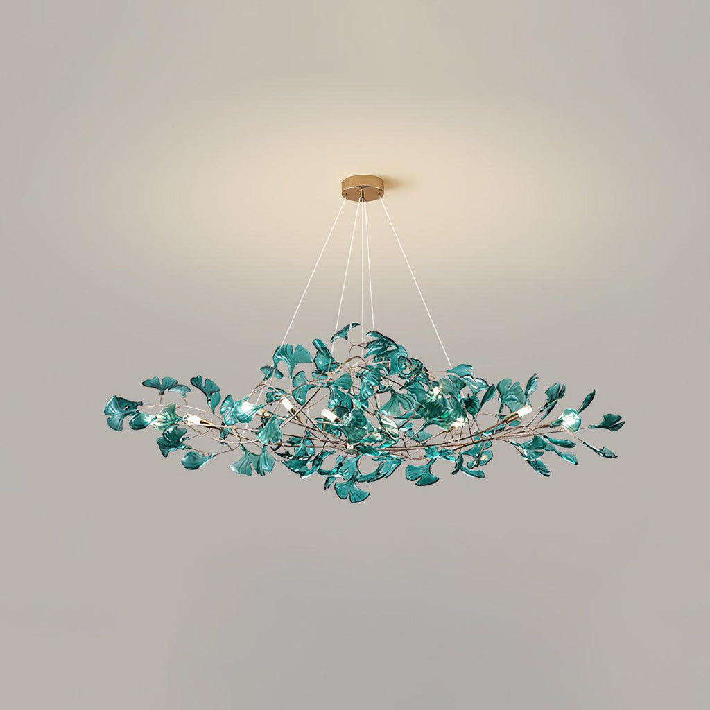 Ava Ginkgo Leaf Chandelier