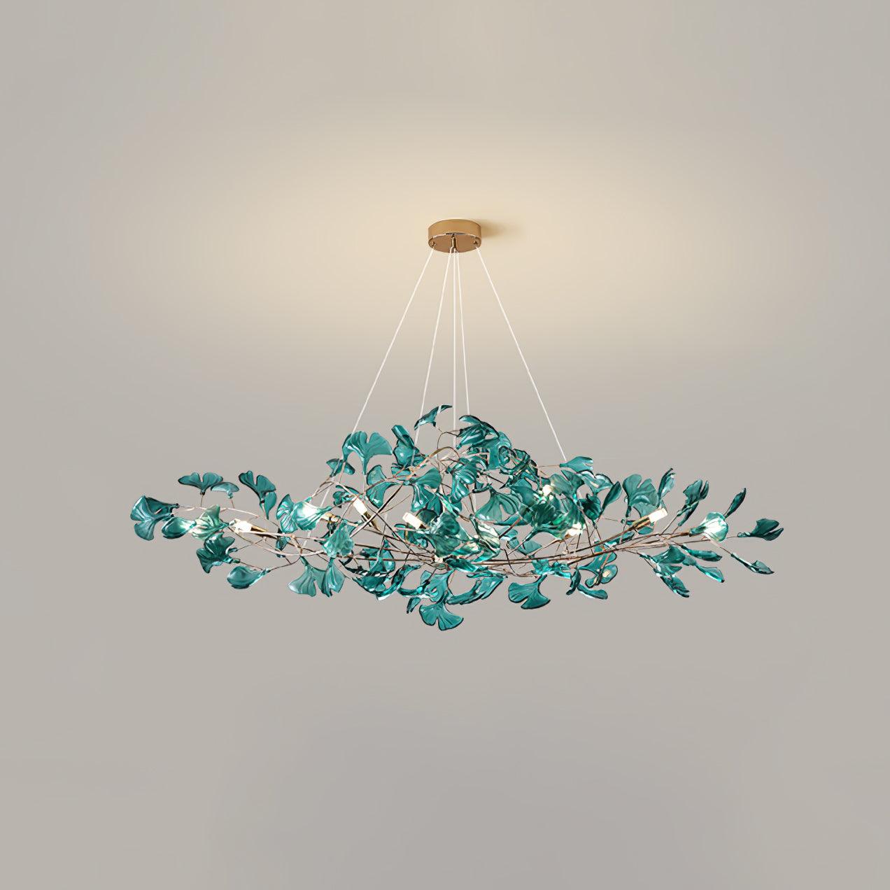 Ava Ginkgo Leaf Chandelier