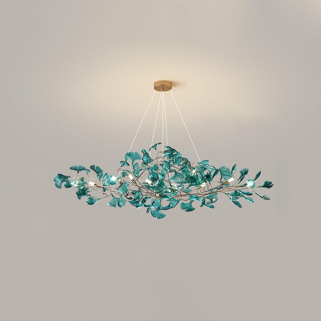 Ava Ginkgo Leaf Chandelier