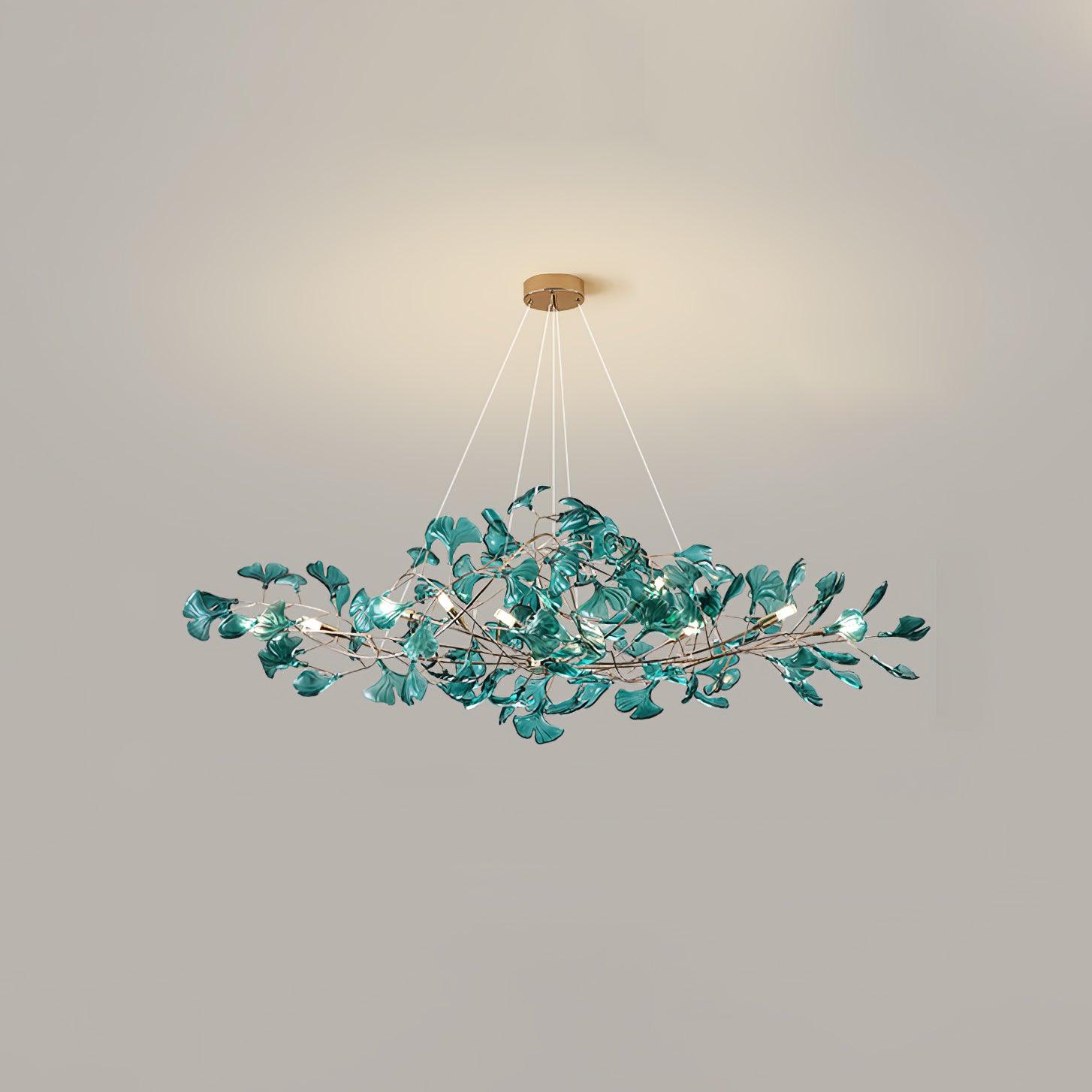 Ava Ginkgo Leaf Chandelier