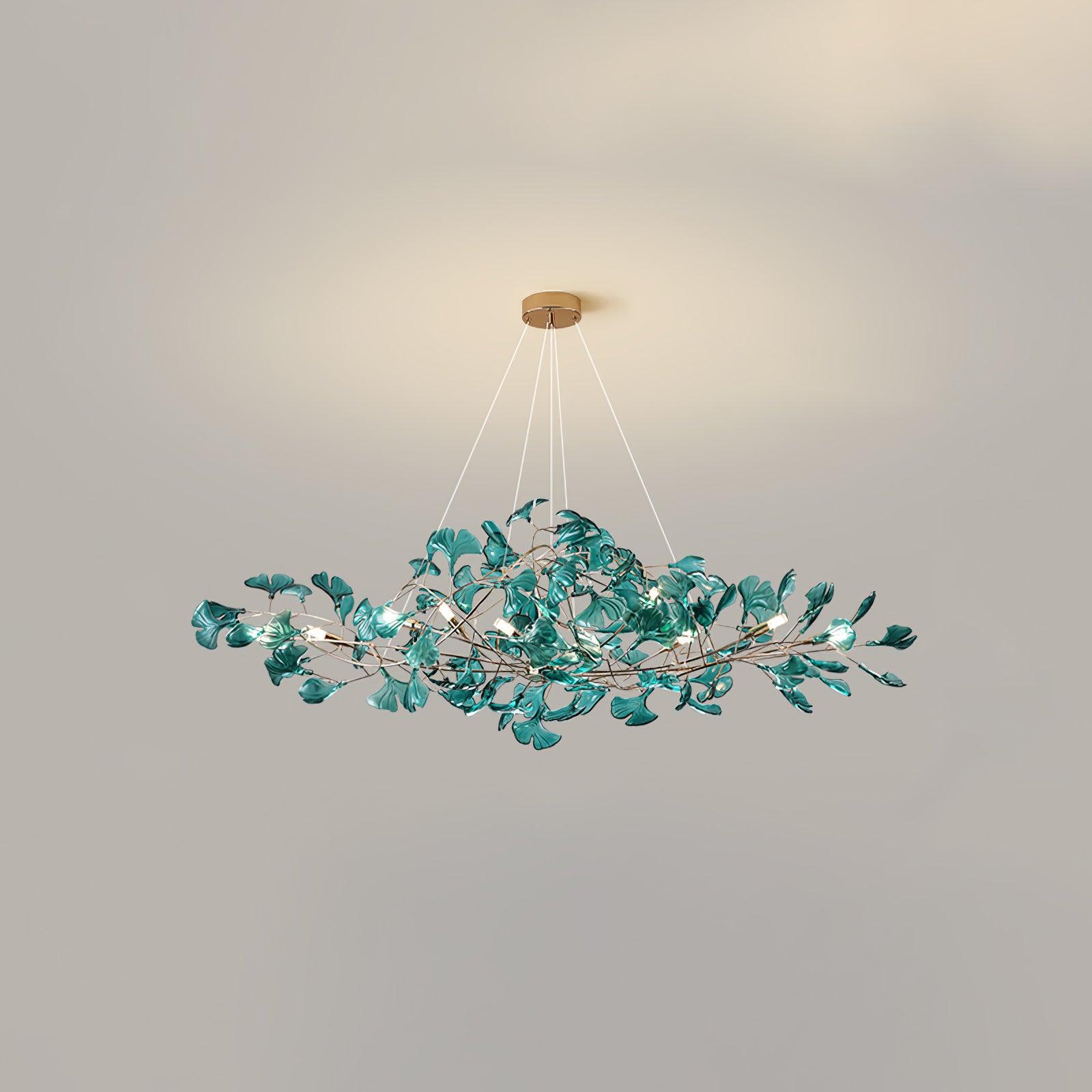 Ava Ginkgo Leaf Chandelier