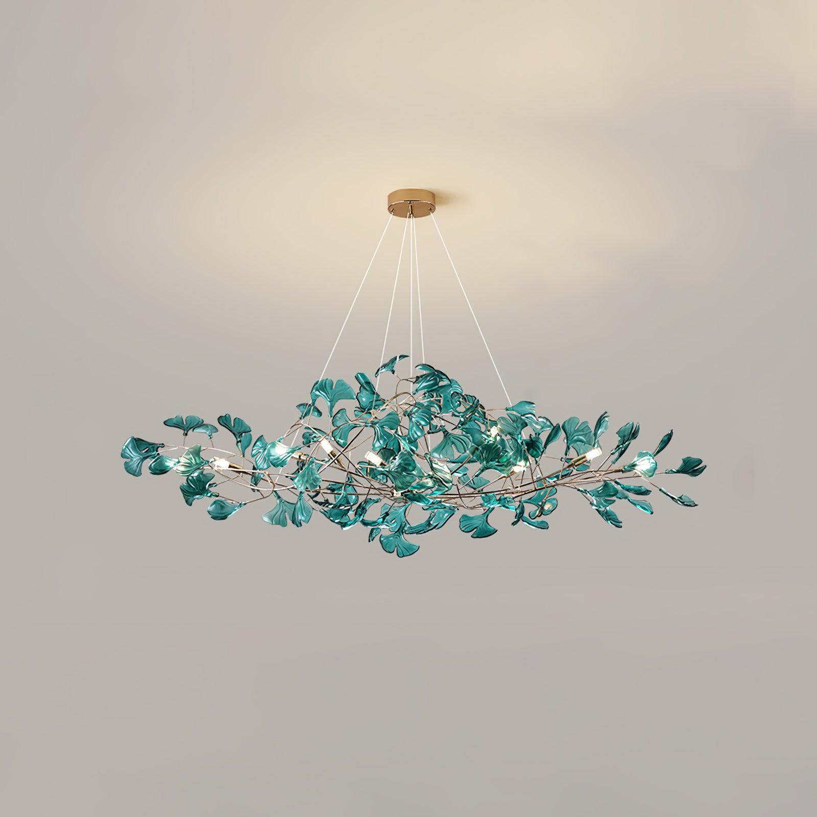 Ava Ginkgo Leaf Chandelier