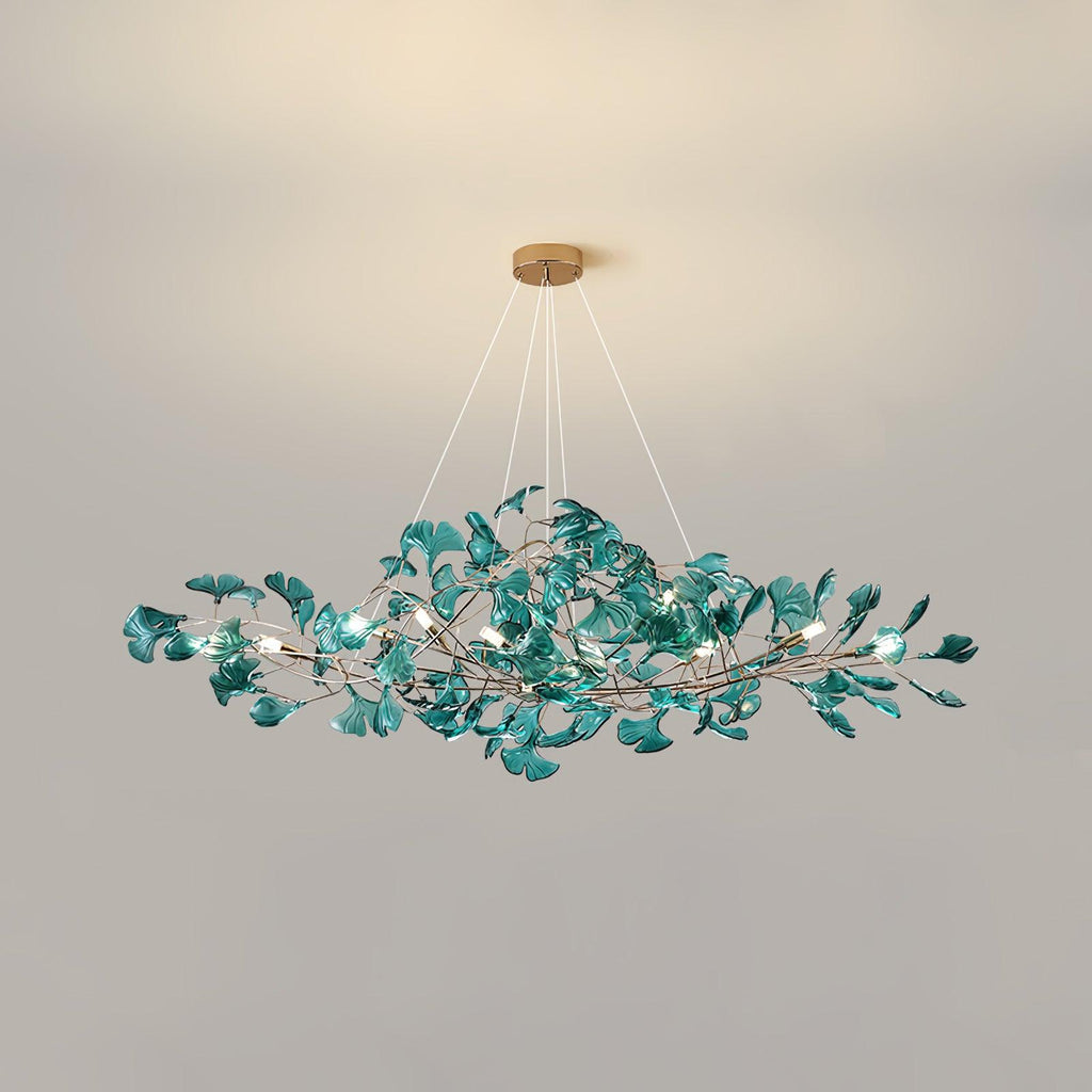 Ava Ginkgo Leaf Chandelier