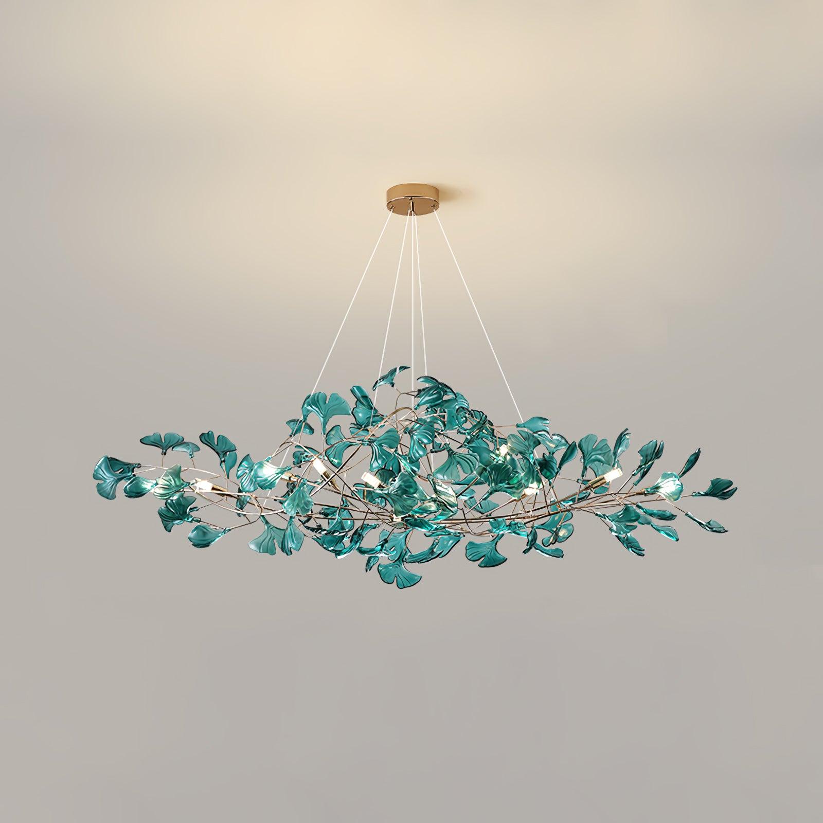 Ava Ginkgo Leaf Chandelier