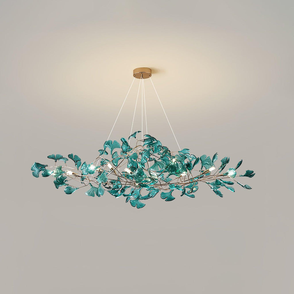 Ava Ginkgo Leaf Chandelier