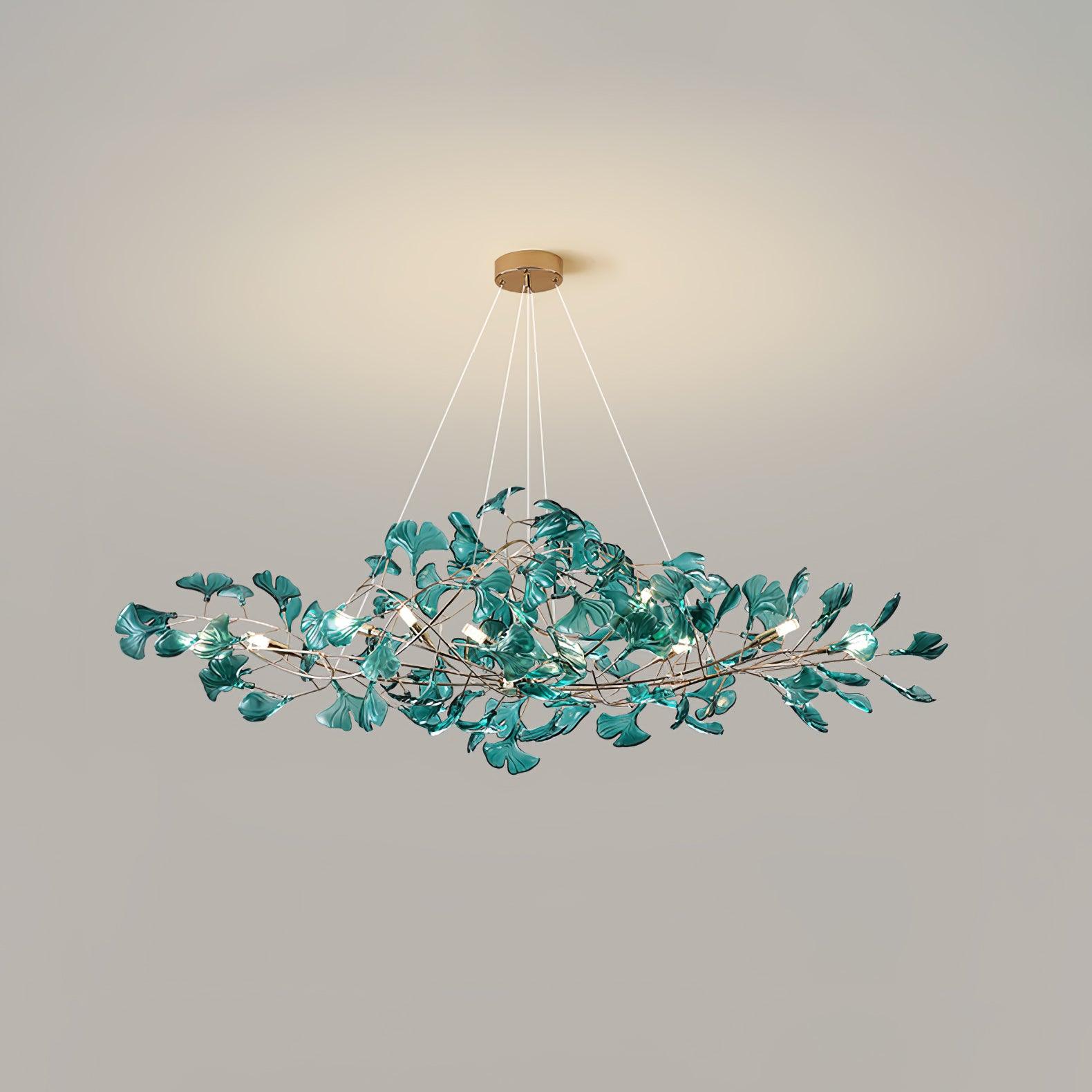 Ava Ginkgo Leaf Chandelier