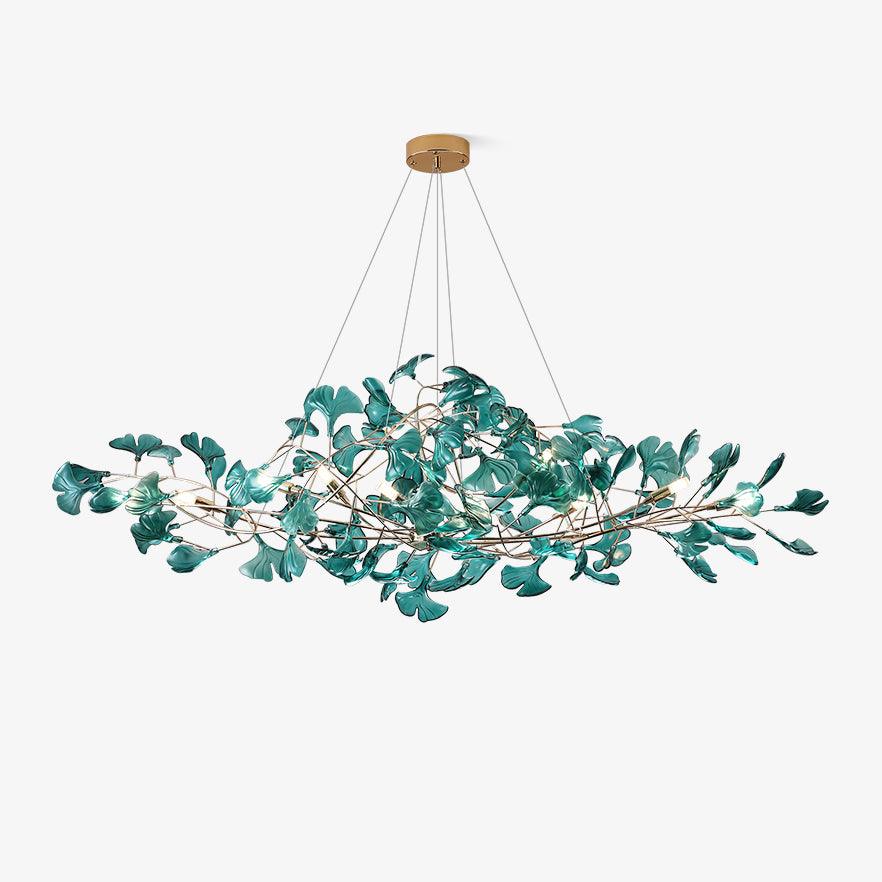 Ava Ginkgo Leaf Chandelier