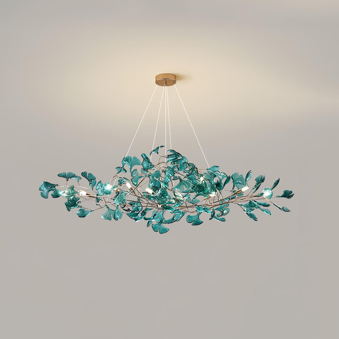 Ava Ginkgo Leaf Chandelier