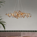 Ava Ginkgo Leaf Chandelier