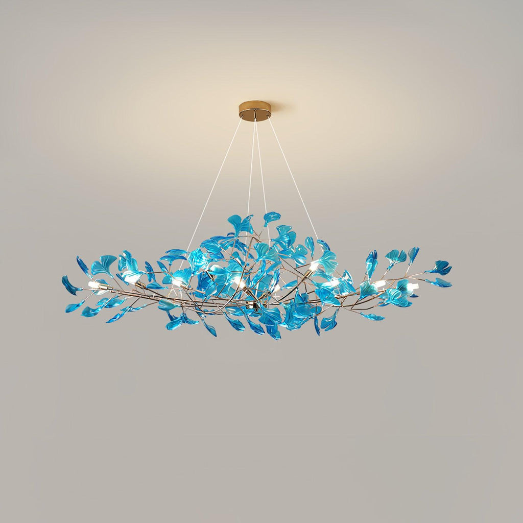 Ava Ginkgo Leaf Chandelier