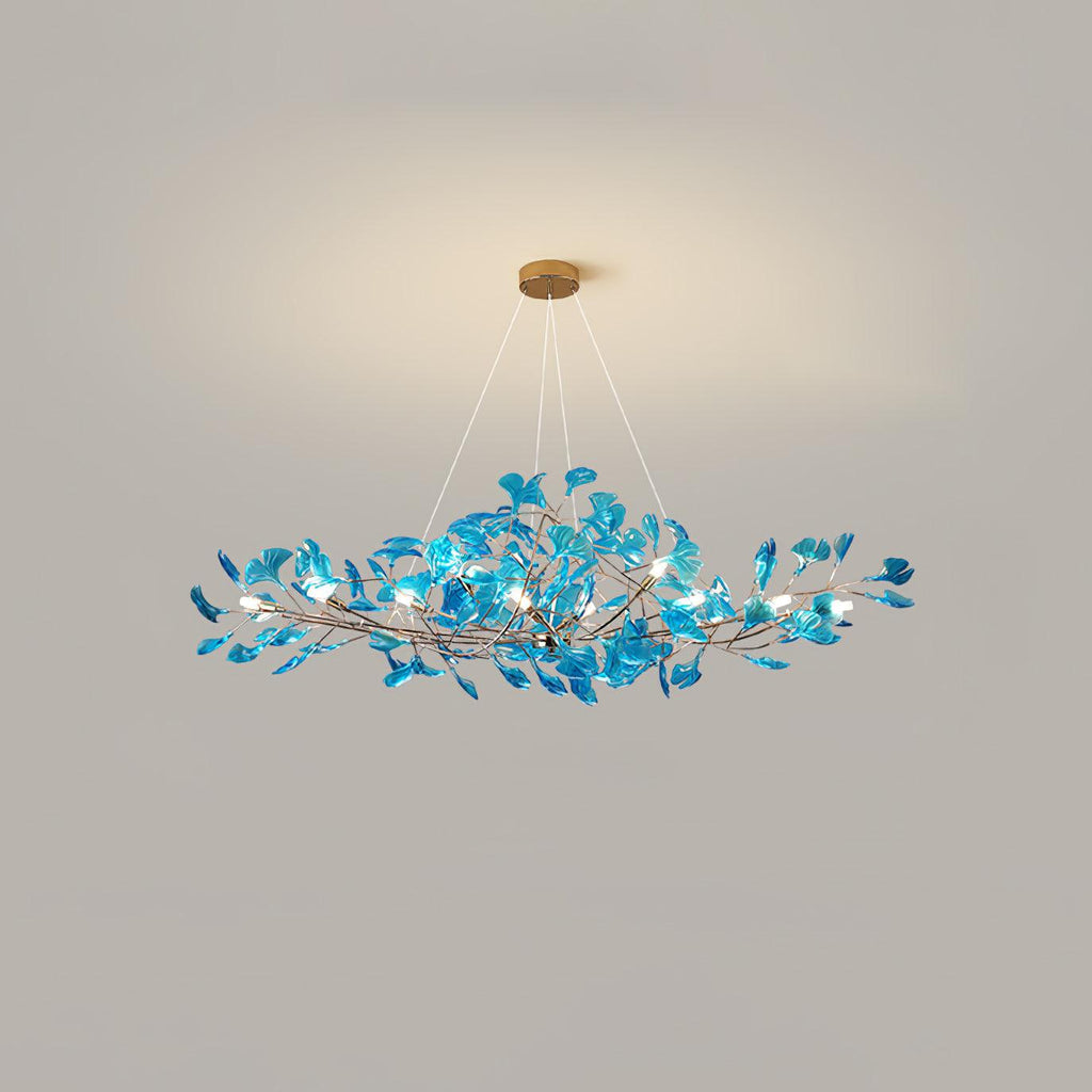 Ava Ginkgo Leaf Chandelier