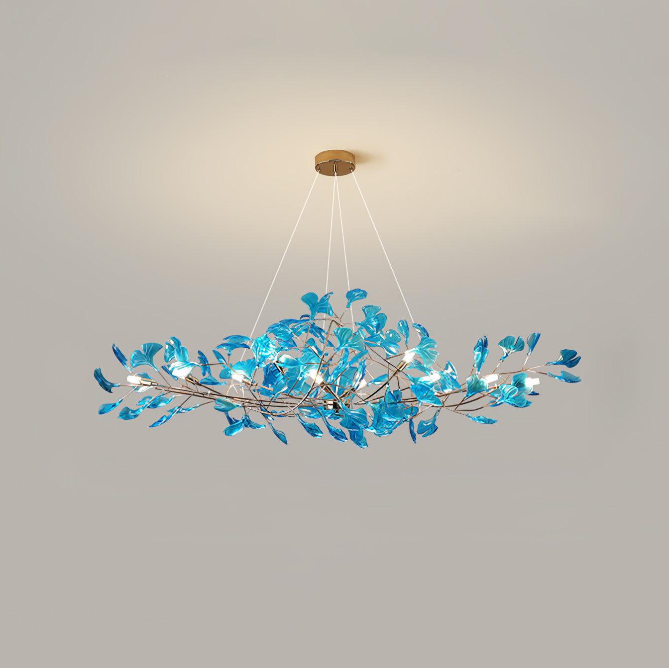 Ava Ginkgo Leaf Chandelier