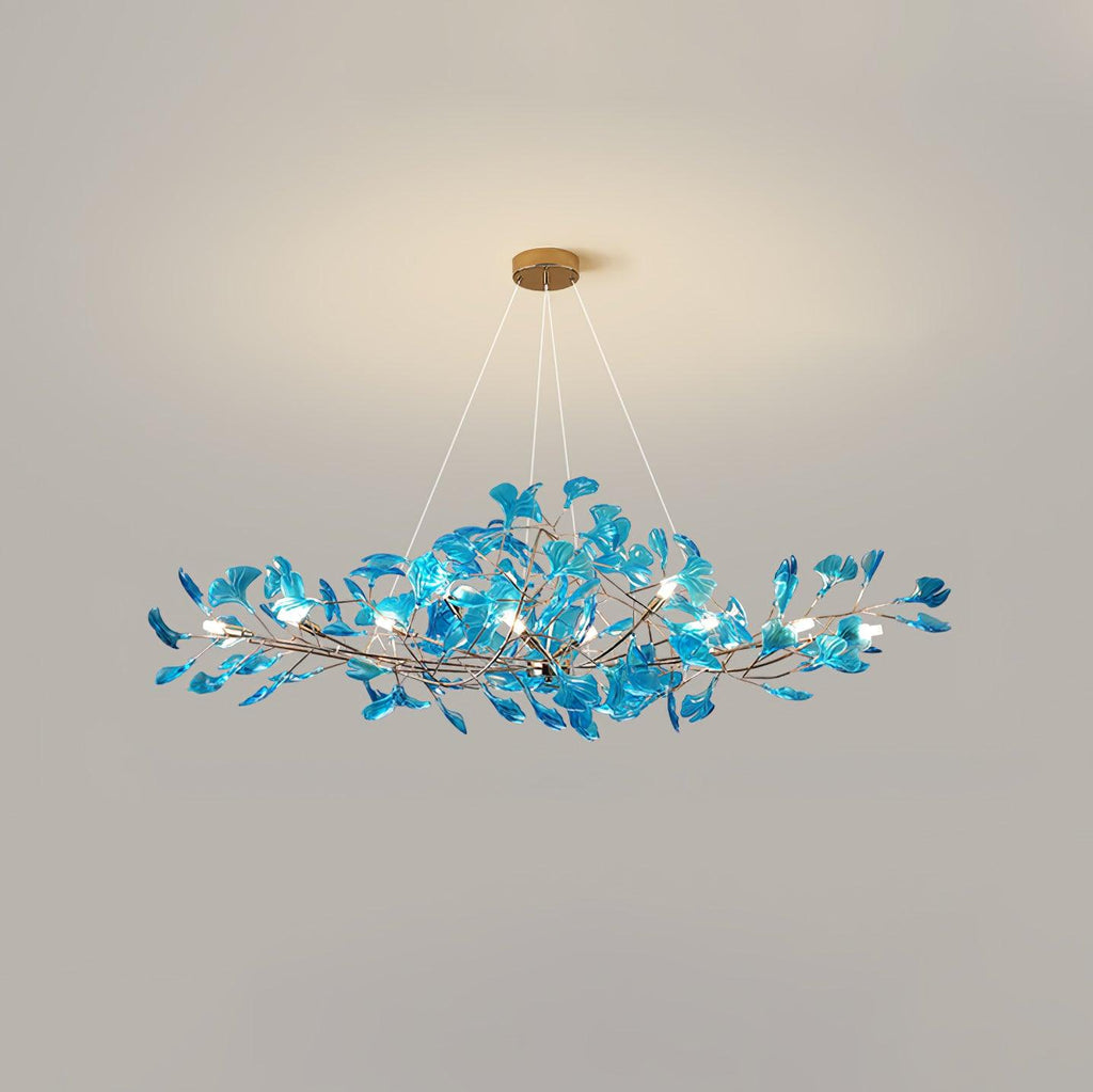 Ava Ginkgo Leaf Chandelier