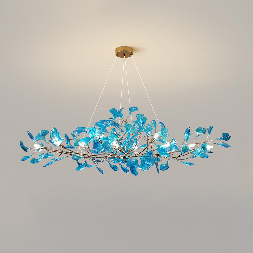 Ava Ginkgo Leaf Chandelier