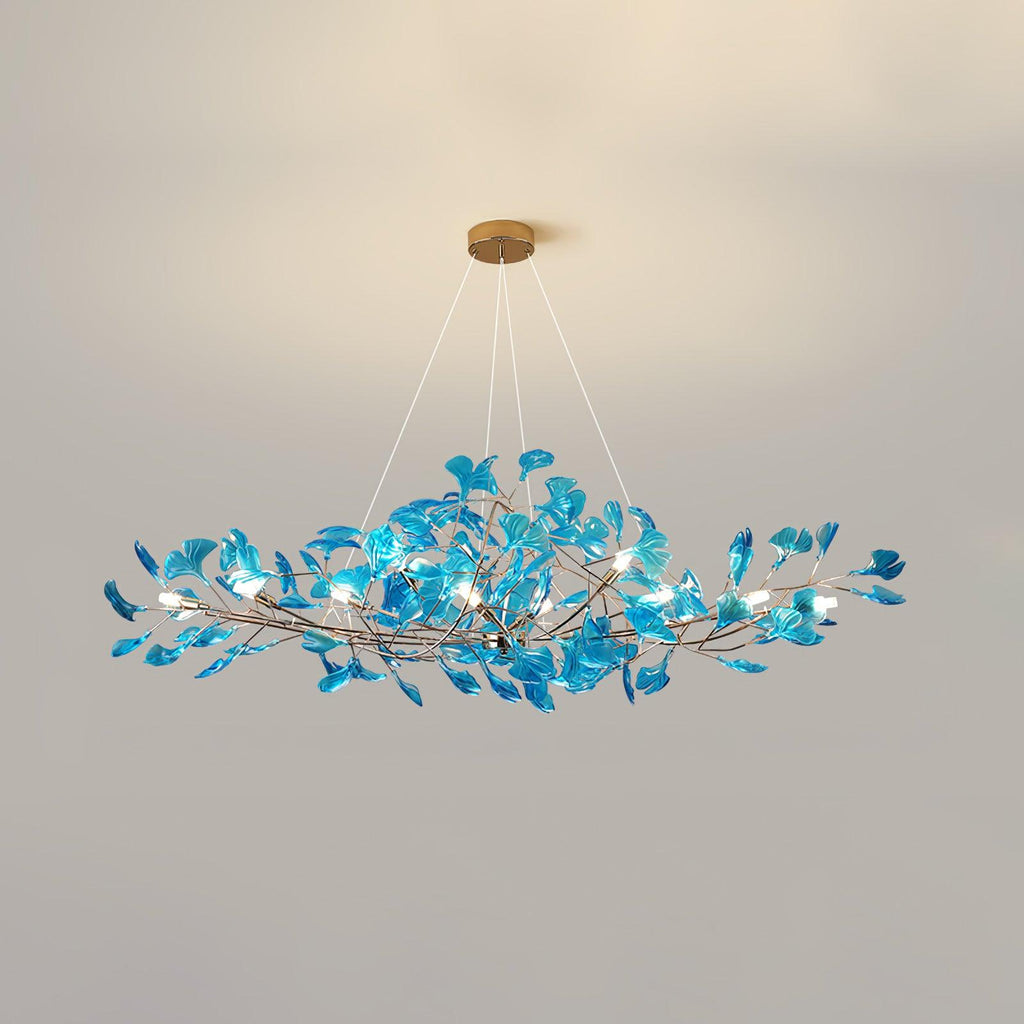 Ava Ginkgo Leaf Chandelier