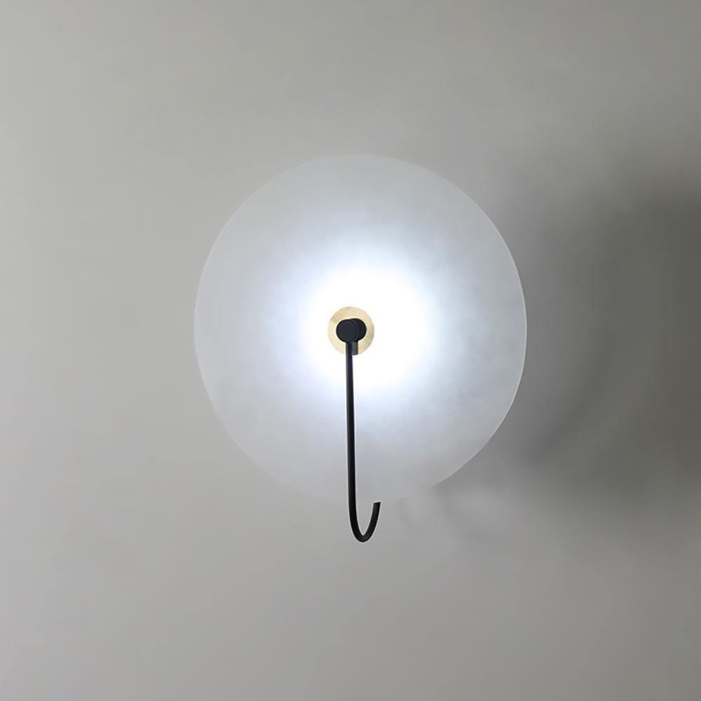 Kristy Iconic Round Alabaster LED Wall Lamp