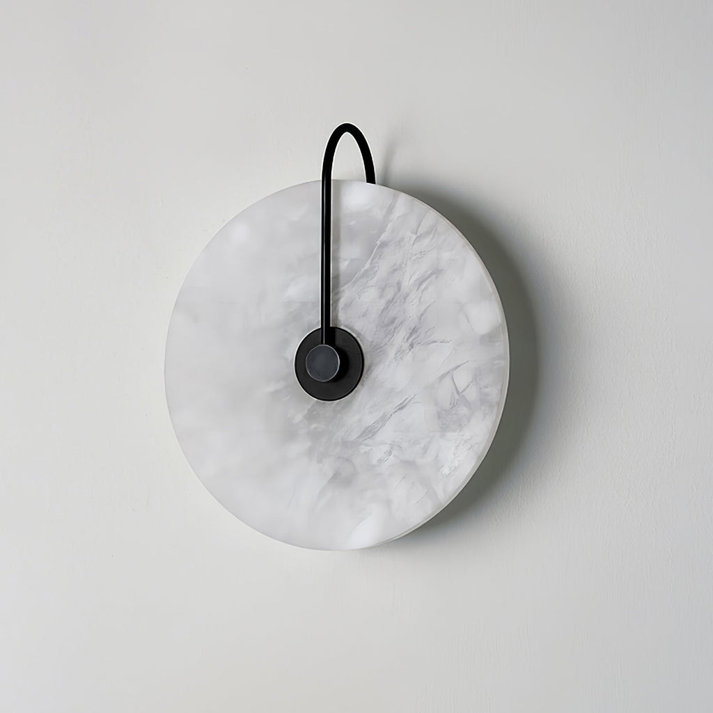 Kristy Iconic Round Alabaster LED Wall Lamp