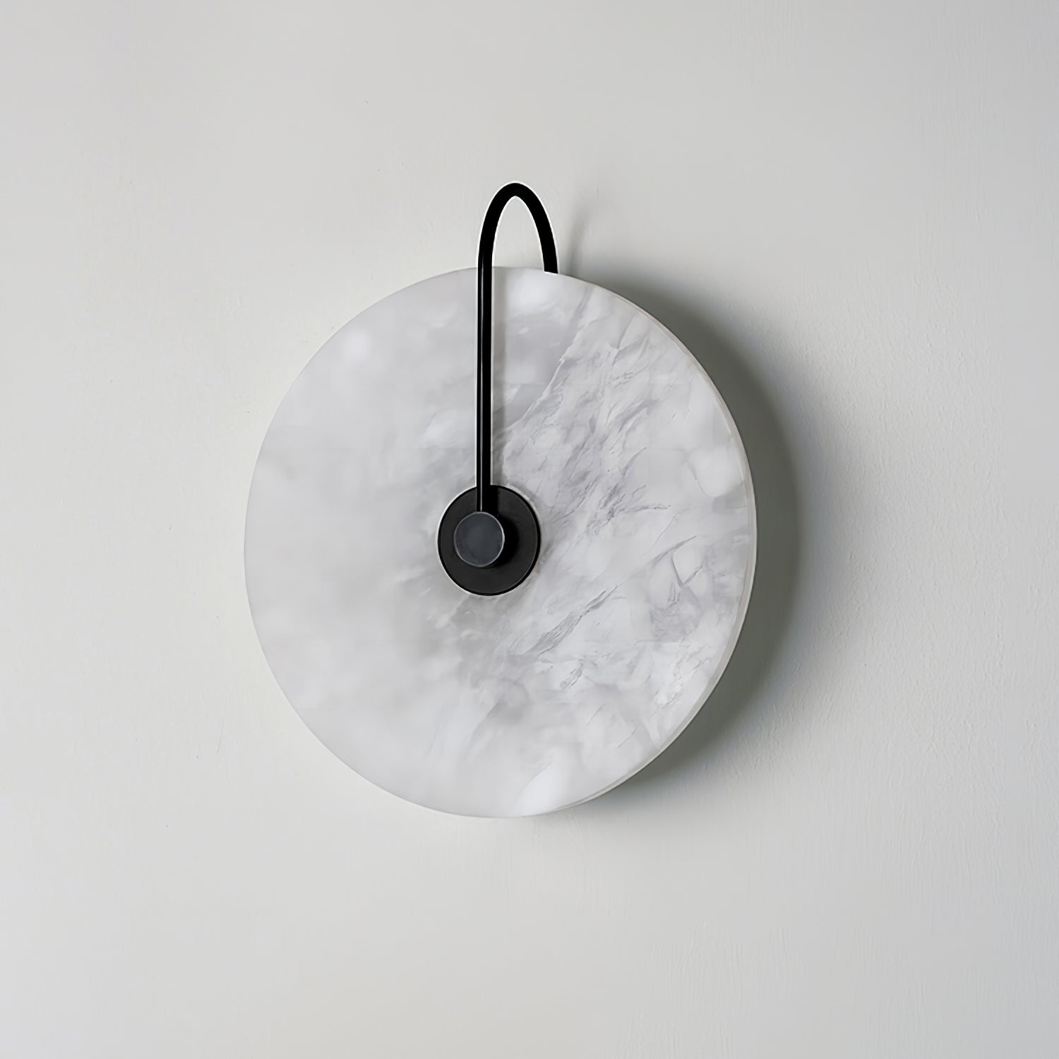 Kristy Iconic Round Alabaster LED Wall Lamp