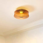 June Amber Glass Ceiling Light