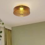 June Amber Glass Ceiling Light