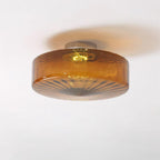 June Amber Glass Ceiling Light