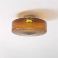 June Amber Glass Ceiling Light