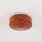 June Amber Glass Ceiling Light