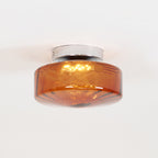 June Amber Glass Ceiling Light