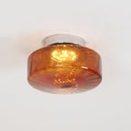 June Amber Glass Ceiling Light