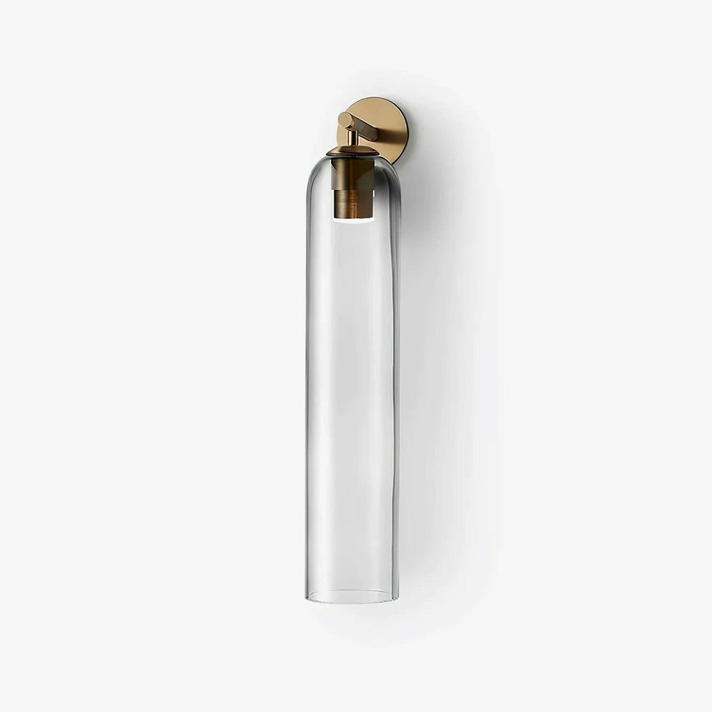 June Indoor Wall Lamp with Cylindrical Glass Shade