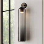 June Indoor Wall Lamp with Cylindrical Glass Shade