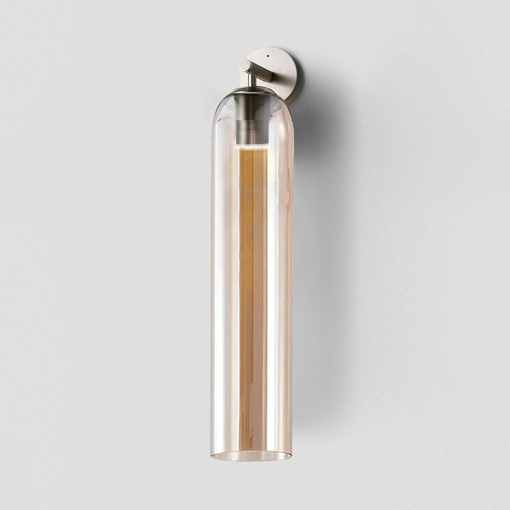 June Indoor Wall Lamp with Cylindrical Glass Shade