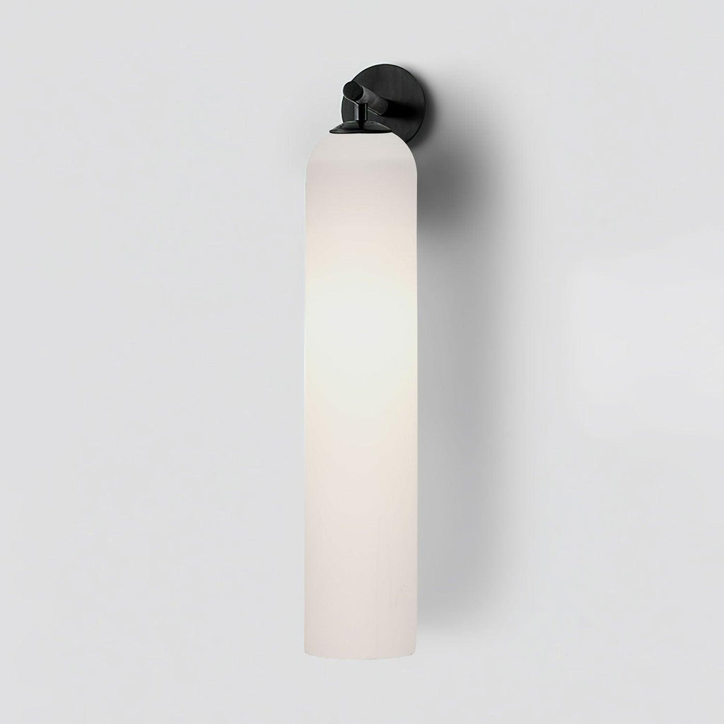 June Indoor Wall Lamp with Cylindrical Glass Shade