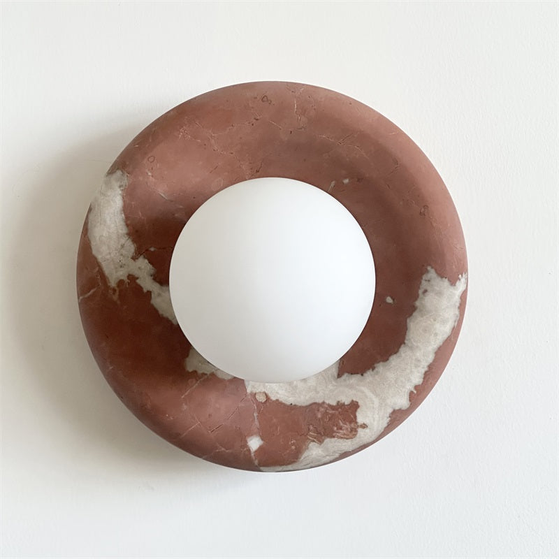 Avi Indoor Marble Wall Sconce