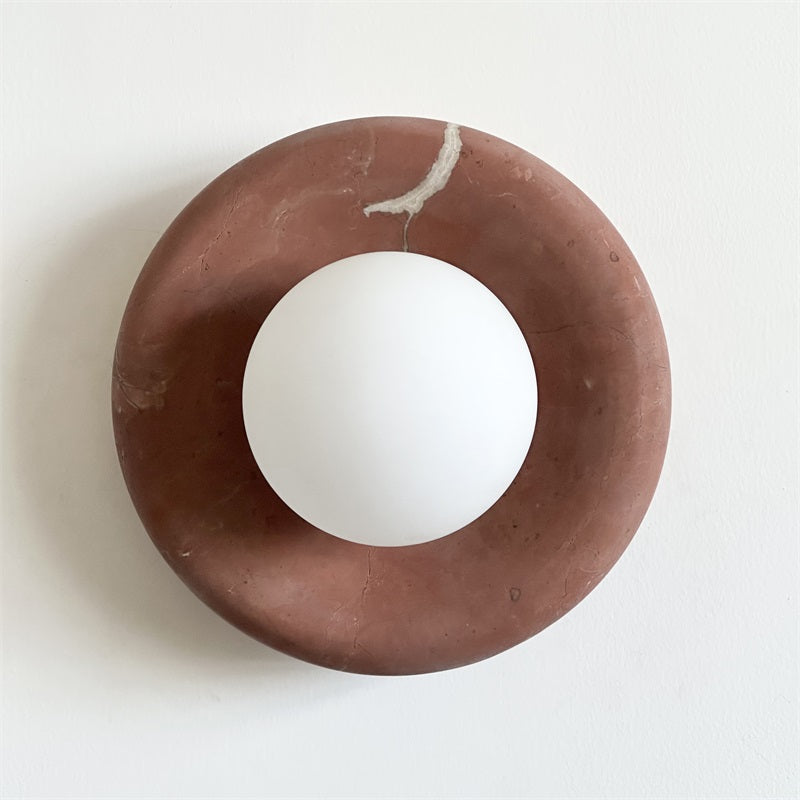 Avi Indoor Marble Wall Sconce