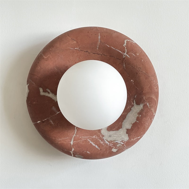 Avi Indoor Marble Wall Sconce