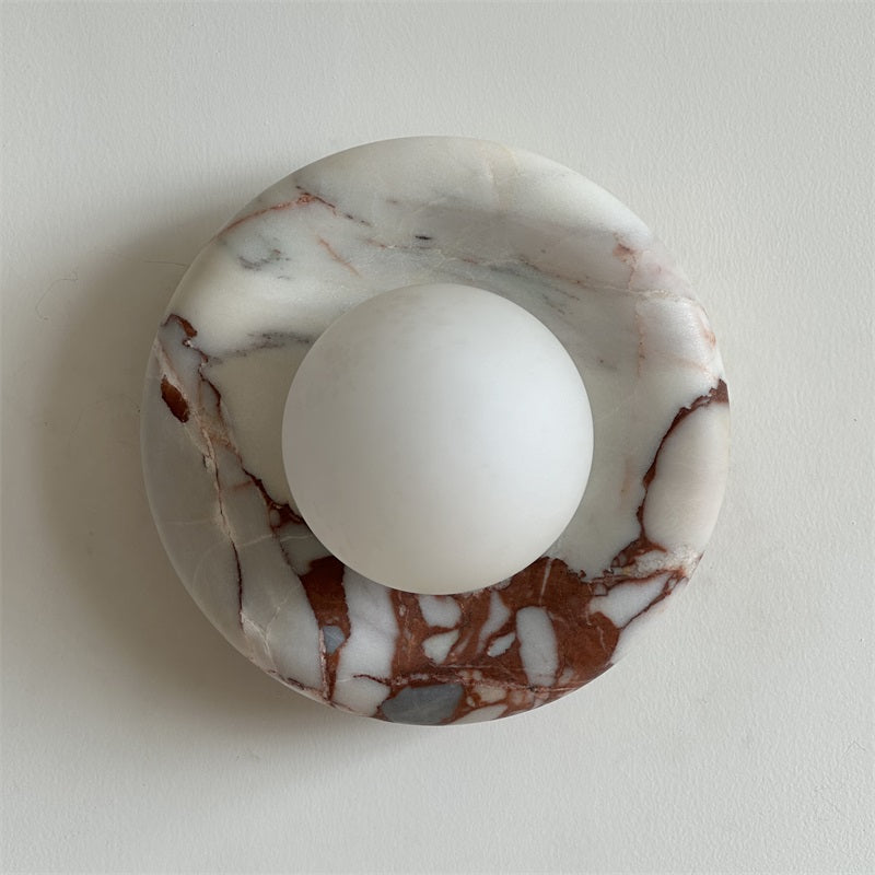 Avi Indoor Marble Wall Sconce