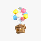 Aria Designer Wooden Flush Mount Ceiling Light for Children's Room