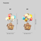 Aria Designer Wooden Flush Mount Ceiling Light for Children's Room