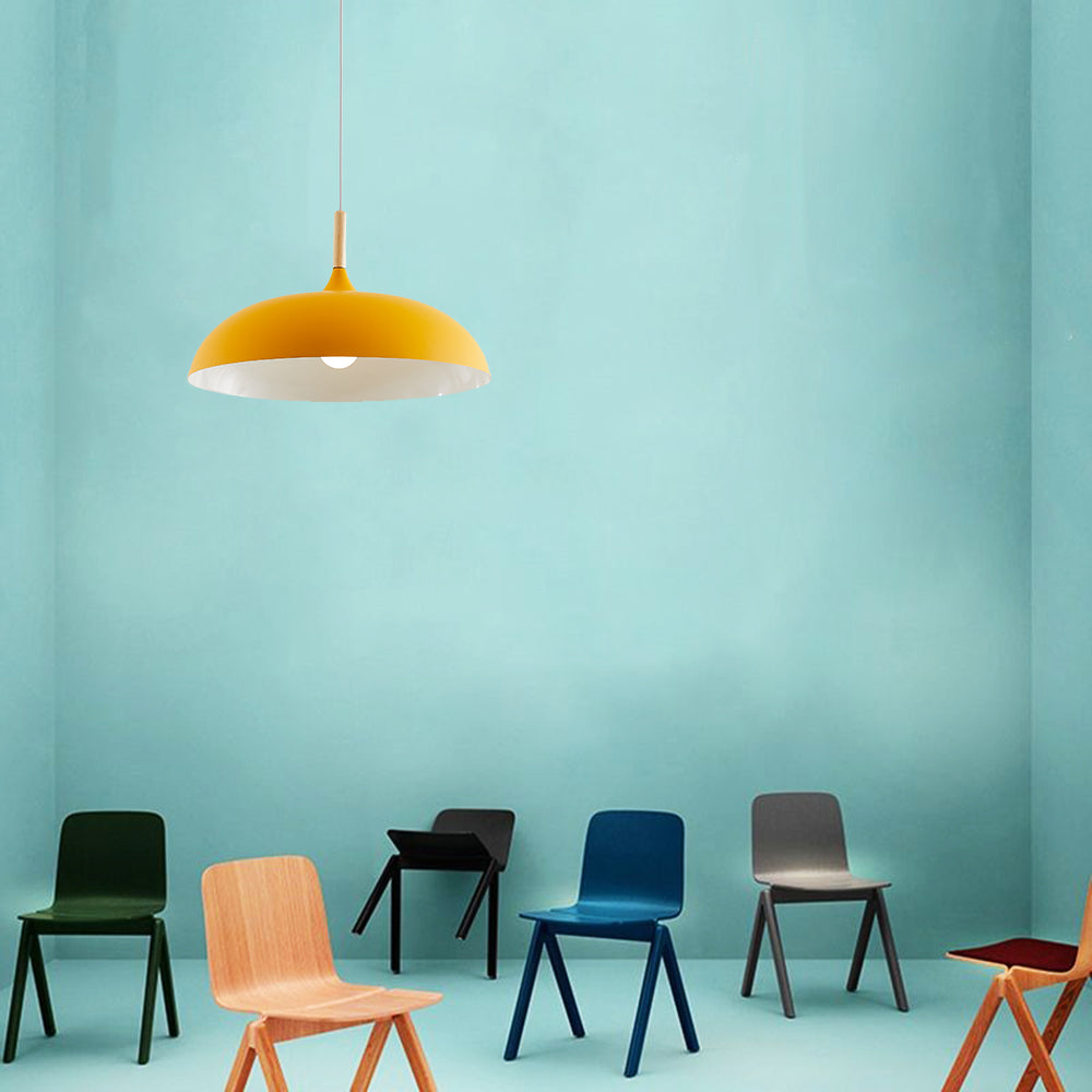 Aria  Modern Pendant Light Dome Macaron  Dining Room