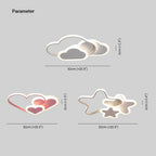 Aria Star LED Flush Mount Ceiling Light