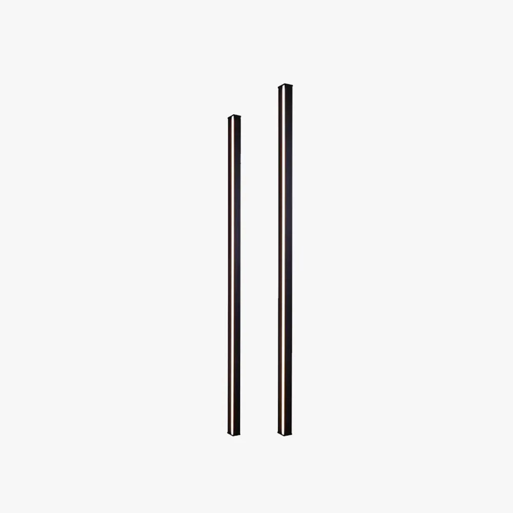 Gravo Minimalist Linear Metal Wall Lamp – Gold, Black, White