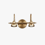 Tiffany Vintage Round Arc Vanity Wall Lamp, Gold, Bedroom