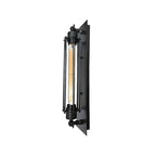 Tronel Vintage Cylindrical Metal Wall Lamp - Black, Red, Silver, or Gold
