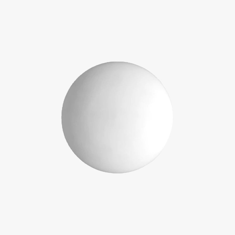 Valentina Modern Globe-Shaped LED Vanity Wall Lamp, Metal & Glass