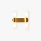 Arisha Modern Cylindrical Metal LED Wall Lamp - Gold