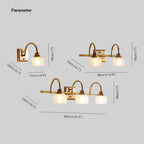 Arisha Prismatic Glass Vanity Wall Light