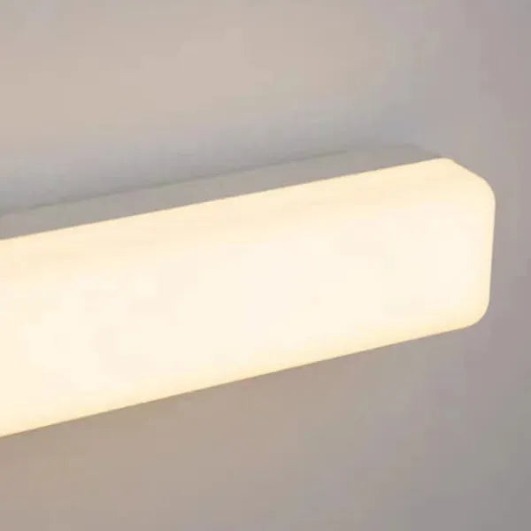 Arisha Minimalist White Bar Vanity Wall Lamp for Mirror Front