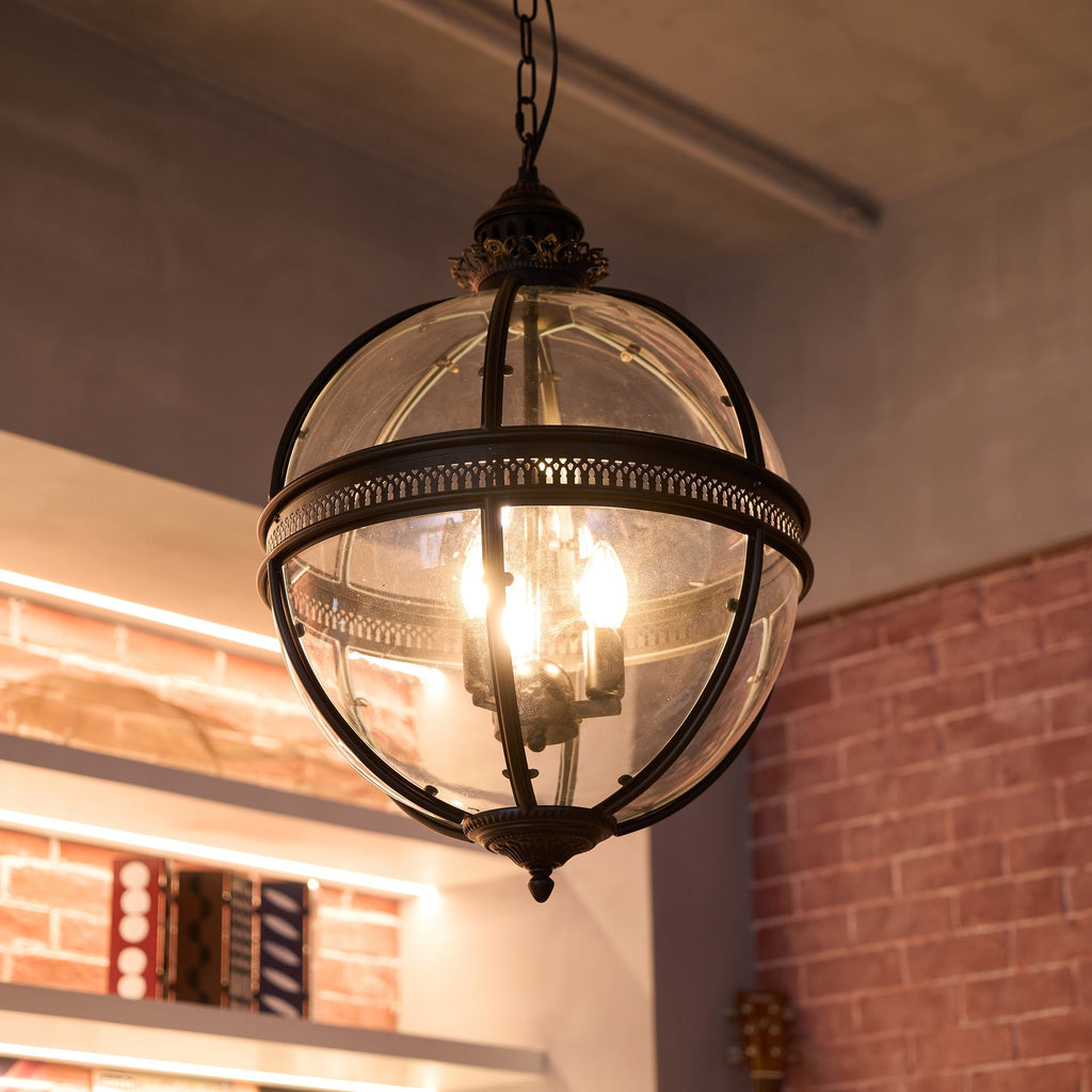 Edward Retro Glass Pendant Light